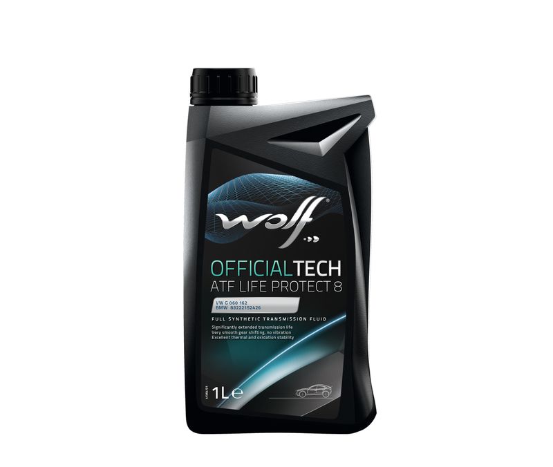 WOLF 8326479 3016/1 OfficialTech ATF LIFE PROTECT 8 1 л масло трансмиссионное исключительно для 6, 8 и 9-