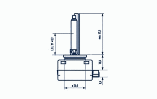 NARVA 84010 Лампа! XENON (D1S) 35W 12V PK32d-2