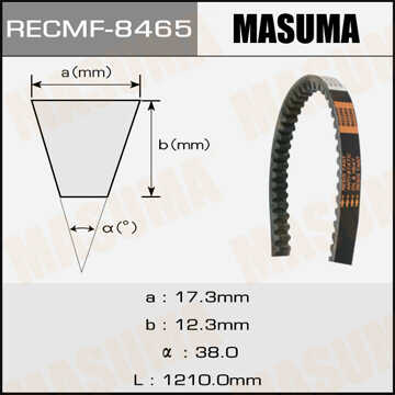 MASUMA 8465 Ремень! водяного насоса 17X1210 Iveco EuroTech 180-260E42, Toyota Coaster 83>