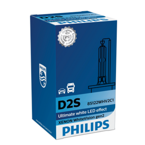 PHILIPS 85122WHV2C1 Лампа! XENON (D2S) 35W P32d-2 L=77 d=9 WhiteVision gen 2