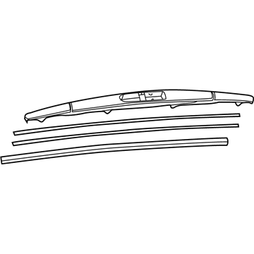 TOYOTA 8524212150 BLADE, RR WIPER