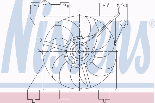 NISSENS 85316 Вентилятор охлаждения! Citroen Xsara 2.6-2.0 99>
