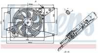 NISSENS 85710 Вентилятор, охлаждение двигателя