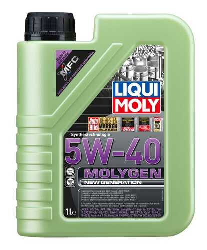 LIQUIMOLY 8576 LiquiMoly 5W40 Liqui Moly Molygen NeW Generation (1L) масло моторное! синт. API SN/CF, ACEA A3/B4