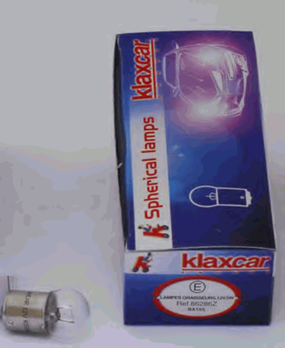 KLAXCAR 86286Z FRANCE лампа габаритная 5W 12V R5W BA15S