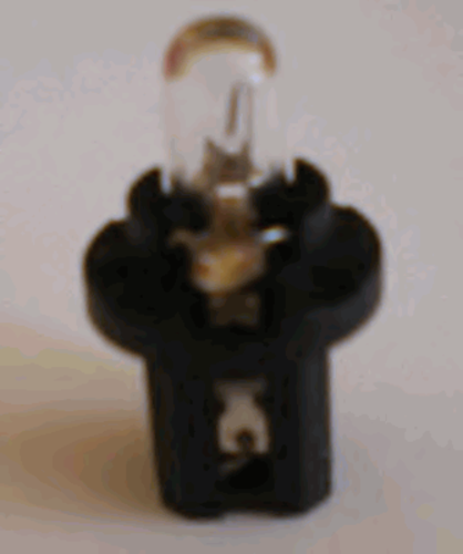 KLAXCAR 86364z Лампа 1,2W 12V B8,5D BLACK WB PLASTIC SOCKET BAX