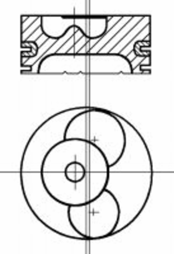 NURAL 8711470000 Поршень! d85x3.5x2x3 STD Citroen C5, Peugeot 206/307/406 2.0HDi DW10TD/ATED 99>