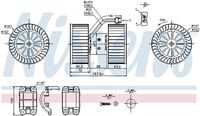 NISSENS 87115 Вентилятор салона