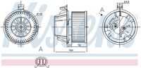 NISSENS 87269 Вентилятор салона