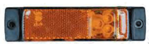 STELLOX 87-33517-SX Фонарь габаритный желтый прямоугольный светодиодный 130x32 с кабелем L=150смSchmitz