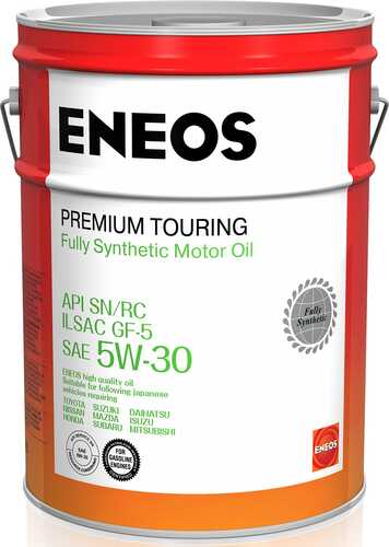 ENEOS 8809478942469 ENEOS Premium Touring 5W30 (20L) масло моторн.! синт. api SN, ILSAC GF-5