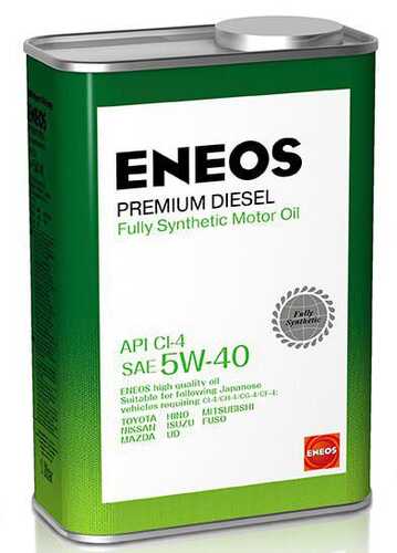 ENEOS 8809478943091 Premium Diesel 5W40 (1L) масло моторн.! синт. api CI-4