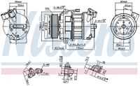 NISSENS 890656 Компрессор, кондиционер