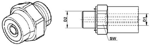 WABCO 893 800 007.2 Электрический разъём