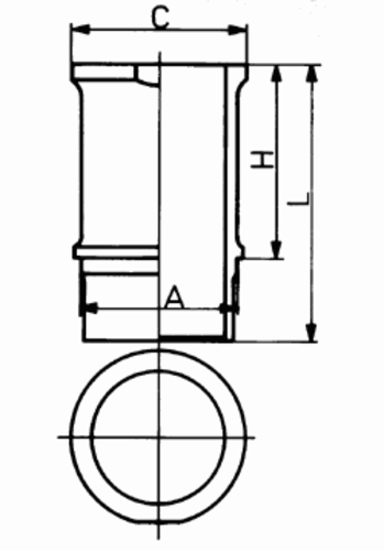 KS 89 58411 0 Гильза цилиндра