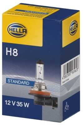 HELLABEHRHELLA 8GH008356121 Лампа! (H8) 35W 12V PGJ19-1 галогенная стандарт