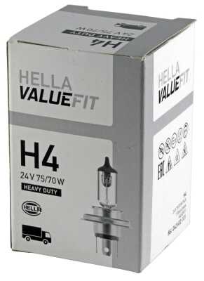 HELLA 8GJ 242 632-101 Лампа! накаливания VALUEFIT, H4 24V 75/70W P43t