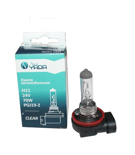 YADA 900126 Лампа H11 24V 70W NORD CLEAR