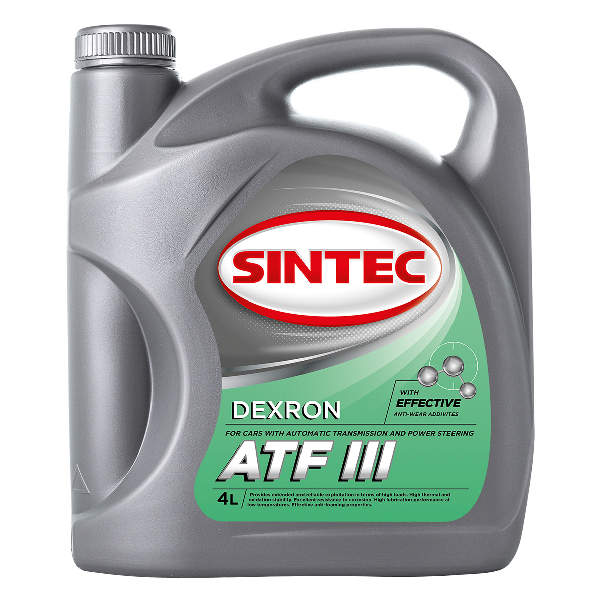 SINTEC 900265 Трансмиссионное масло ATF III Dexron, 4 л