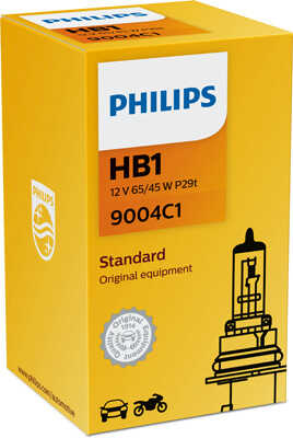 PHILIPS 9004C1 Лампа накаливания, основная фара