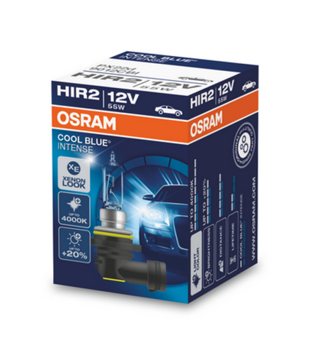 OSRAM 9012CBI Лампа COOL BLUE INTENSE! 1шт. (HIR2) 12V 55W PX22d цвет. темп. 4200К