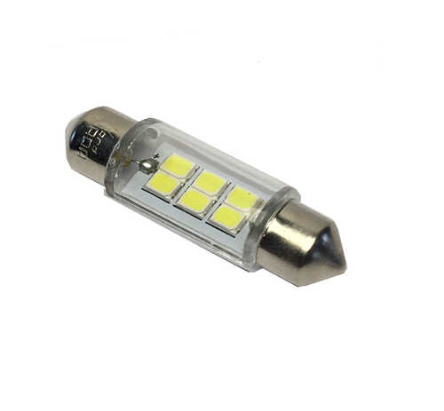 NORDYADA 902685 Светодиод 12V T11x41-S8.5 (6LED) C5W 0.36W 36lm белый TM