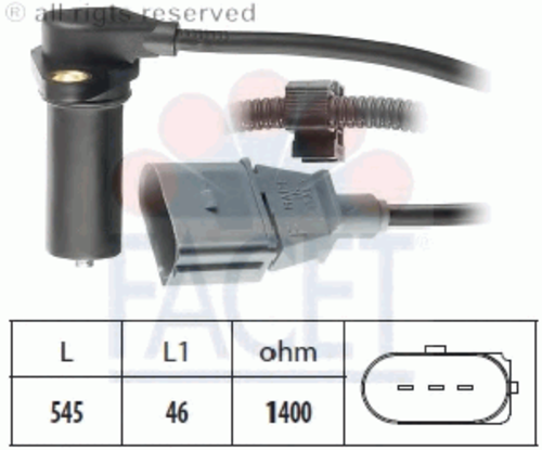 FACET 90295 Датчик импульсов, маховик