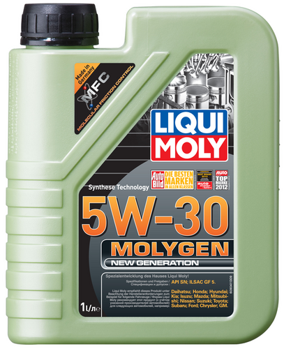 LIQUIMOLY 9041 LiquiMoly 5W30 Molygen New Generation (1L) масло моторное синт. API SN, ILSAC GF-5