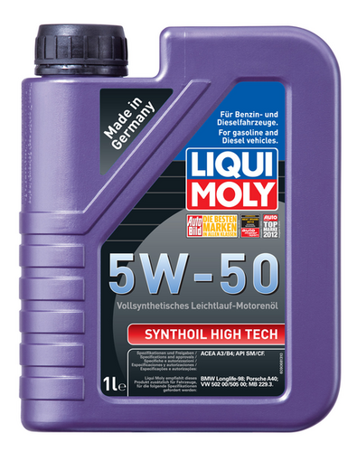 LIQUIMOLY 9066 LiquiMoly 5W50 Synthoil High Tech (1L) масло моторное синт. API SM/CF, ACEA A3/B4