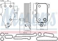 NISSENS 90737 Радиатор масляный! Ford Transit 2.2-2.4D 06>