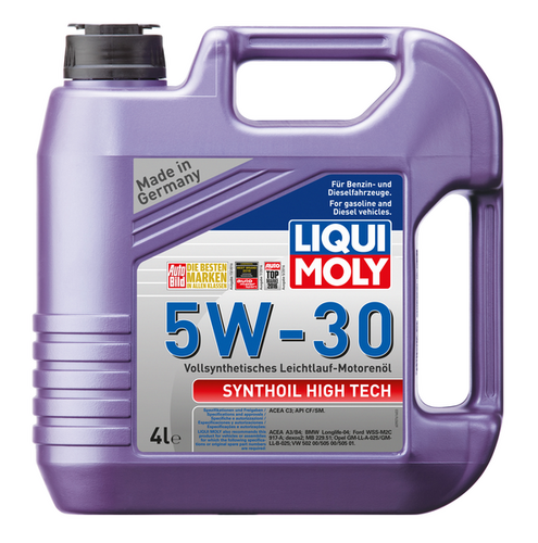 LIQUIMOLY 9076 LiquiMoly 5W30 Synthoil High Tech (4L) масло моторное синт. API SM/CF, ACEA A3/B4