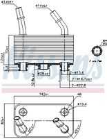 NISSENS 90787 Радиатор масляный! Range Rover 4.4i 02>