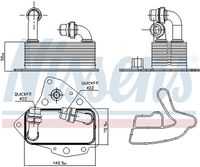 NISSENS 90803 Радиатор масляный OPEL ASTRA J (09-) 2.0 CDTI