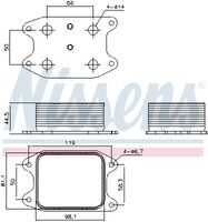 NISSENS 90810 Радиатор масляный