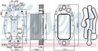 NISSENS 91118 Радиатор масляный! Citroen C5/C6 3.0HDi 05>