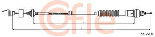 COFLE 92112200 Трос, управление сцеплением