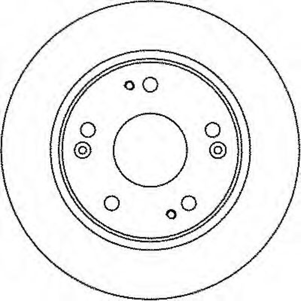 TEXTAR 92164303 Диск тормозной задний! Honda Civic VII 1.3/1.4/1.8/2.2CTDi 06>