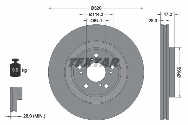 TEXTAR 92306203 PC Discs