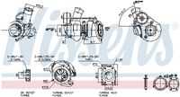 NISSENS 93147 Турбокомпрессор VOLVO XC90 02-