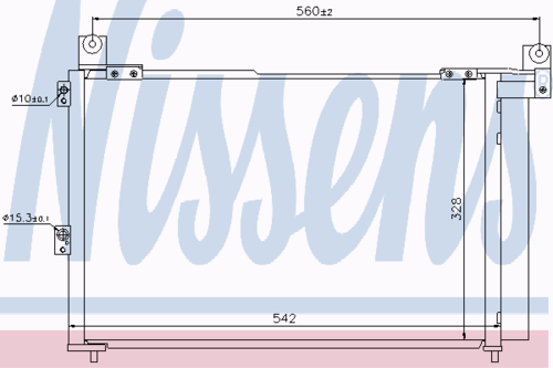 NISSENS 940143 Конденсатор, кондиционер