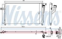 NISSENS 940360 Радиатор кондиционера