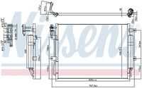 NISSENS 940406 Конденсатор, кондиционер