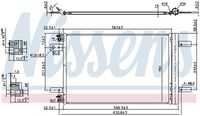 NISSENS 940458 Конденсер с осушителем PEUGEOT 308 II, EXPERT III