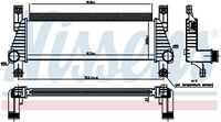 NISSENS 96222 Интеркулер! алюм. Ford Ranger 2.2 TDCI 11>, Mazda BT50 11>