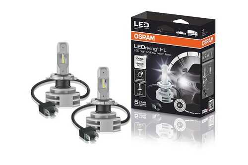 OSRAM 9726CW Лампа светодиодная! 2 шт., LEDriving HL H4 Gen2, 6000K, 12V 14W P43T