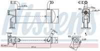 NISSENS 989327 Радиатор, рециркуляция ОГ