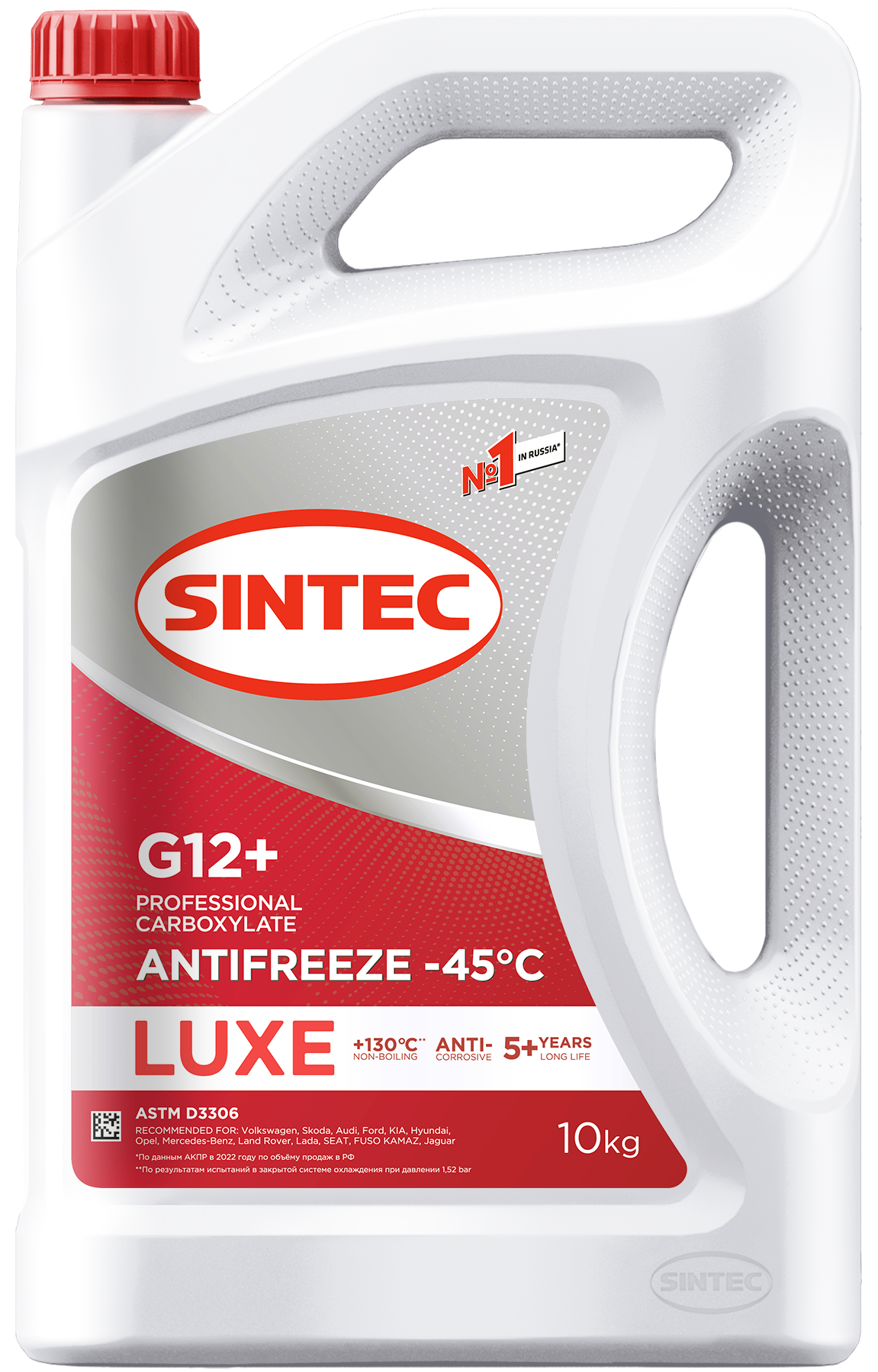 SINTEC 990572 Антифриз Sintec Luxe G12+ red -45 10кг