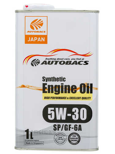 AUTOBACS A00032427 Масло моторное AUTOBACS 5W30 (1L) Fully Synthetic SPCFGF-6A (Сингапур)