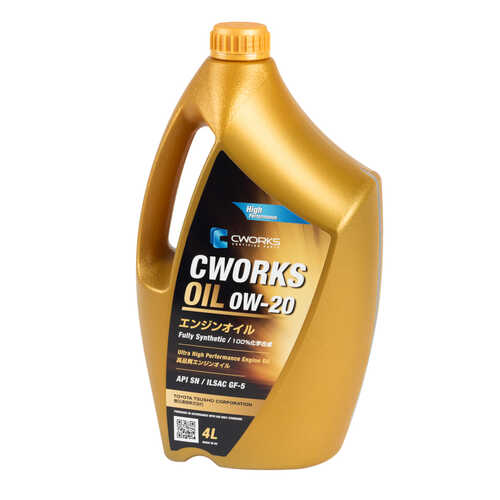 CWORKS A110R1004 OIL 0W20 (4L) масло мотор! синтapi SN-RC, ILSAC GF-5, Dex1, FORD WSS-M2C945A/M2C946A/M2C947A