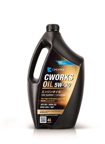 CWORKS A130R1004 Масло моторное CWORKS OIL 5W-30 SPEC 504/507, 4L